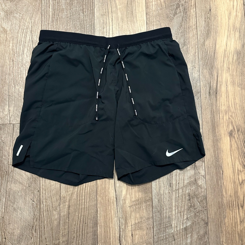 Nike Black Athletic Shorts with Elastic Waistband